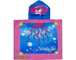 RĘCZNIK Z KAPTURKIEM DLA DZIECI, PONCHO