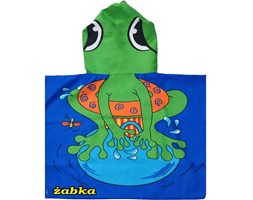 RĘCZNIK Z KAPTURKIEM DLA DZIECI, PONCHO