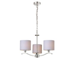Lampa wisząca Zuma Line Carmen RLD94103-3 zwis 3x40W E14 chrom/beż