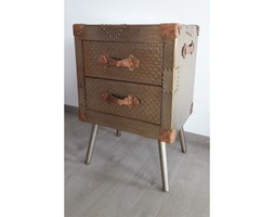 Industrialny Stolik Copper 2 Szuflady Nowosc !!!