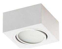 PP Design P 101 PLAFON NOWOCZESNA LAMPA SUFITOWA OPRAWA NATYNKOWA 12x12 CM ALUMINIUM BIAŁY GX53 LED NISKI