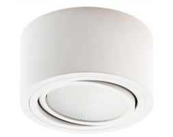 PP Design P 100 PLAFON NOWOCZESNA LAMPA SUFITOWA OPRAWA NATYNKOWA 12 CM ALUMINIUM BIAŁY GX53 LED NISKI