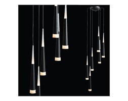 LAMPA wisząca BRINA 6 LED 48W LP9003-6 BK Azzardo zwis OPRAWA kaskada sople bells czarne