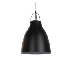 Industrialna LAMPA wisząca CARLO LP-862/1P BK Light Prestige metalowa OPRAWA zwis czarny
