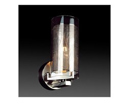 Kinkiet LAMPA ścienna VICKY MB0161-1 Italux OPRAWA tuba chrom przezroczysta
