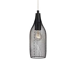 Druciana LAMPA wisząca GRID 105972 Markslojd metalowa OPRAWA zwis z wtyczką czarny