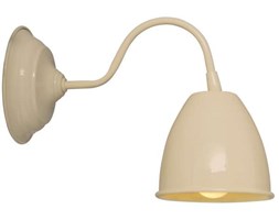 Kinkiet LAMPA ścienna PASTEL CAP 1183214 Nave metalowa OPRAWA do łazienki retro vintage beżowy
