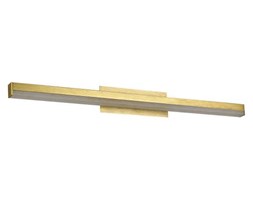 Kinkiet LAMPA ścienna DANIEL MB14404-01Z BB Italux metalowa OPRAWA minimalistyczna LED 12W nad obraz galeryjka mosiądz