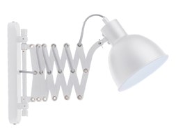 Industrialna LAMPA ścienna TALARO 8410102 Spotlight OPRAWA metalowa KINKIET regulowany na wysięgniku biały