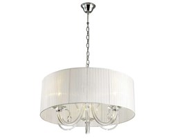 LAMPA wisząca MULBER MA05101C-003 Italux abażurowa OPRAWA zwis crystal biały
