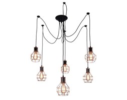 Industrialna LAMPA wisząca VERIN 36-43092 Candellux druciana OPRAWA zwis klatki pająk spider drut miedziany