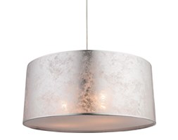 LAMPA wisząca AMY 15188H1 Globo abażurowa OPRAWA okrągła zwis srebrny