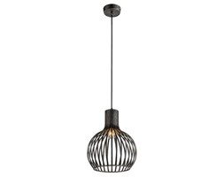 Druciana LAMPA wisząca KAI 15196 Globo metalowa OPRAWA zwis loft drut czarna przecierana