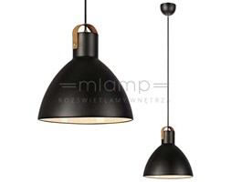 LAMPA wisząca EAGLE 106550 Markslojd metalowa OPRAWA zwis kopuła czarna