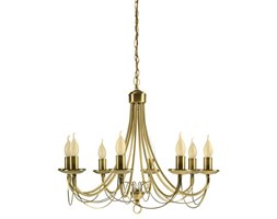 Żyrandol LAMPA wisząca MUZA 38-69187 Candellux świecznikowa OPRAWA pałacowa ZWIS patyna