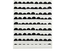 Tapeta dziecięca HALF MOON czarna - ferm LIVING
