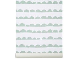 Tapeta dziecięca HALF MOON miętowa - ferm LIVING