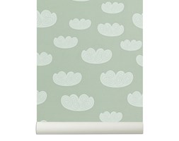 Tapeta dziecięca CLOUD miętowa - ferm LIVING