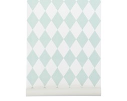 Tapeta dziecięca HARLEQUIN miętowa - ferm LIVING