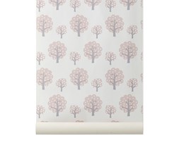 Tapeta dziecięca DOTTY różowa - ferm LIVING