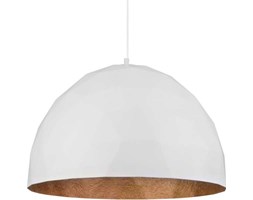 Minimalistyczna LAMPA wisząca DIAMENT L 31370 Sigma kopuła OPRAWA zwis biała miedziana