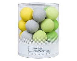 MOJITO - Girlanda świetlna zewnętrzna LED Szary/Żółty/Zielony Dł.920cm