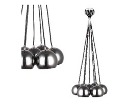 LAMPA wisząca PUNTO LP-22872/7P Light Prestige metalowa OPRAWA zwis kule balls grafitowe