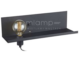 Kinkiet LAMPA ścienna MULTI 106482 Markslojd metalowa OPRAWA półka czarna