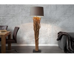 INTERIOR SPACE :: Lampa stojąca Wood Silhouette 175 cm brązowa