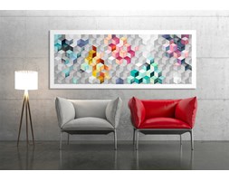 OBRAZ NA PŁÓTNIE 150X60cm ABSTRAKCJA