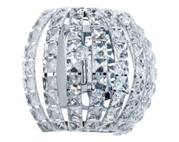 Kinkiet LAMPA ścienna MONDE W0109-02A-F4AC Italux halogenowa OPRAWA glamour z kryształkami crystal przezroczysta