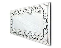 Claris - eleganckie lustro prostokątne w ozdobnej, ażurowej ramie z piękną ornamentyką