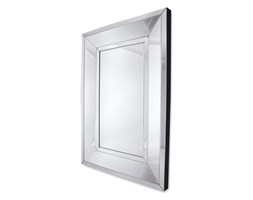 Ava 70x140 - eleganckie, prostokątne lustro w stylu Glamour o fazowanej ramie lustrzanej