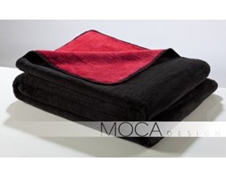 Koc dwukolorowy - BLACK & RED