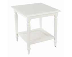 Dekoria Stolik kawowy Dorothee 50x50x55cm, white, 50 × 50 × 55 cm