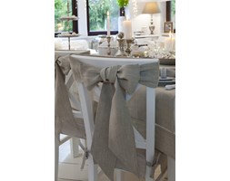 Dekoria Szarfa na krzesło 270x12cm, naturalny len, 270x12cm, Linen