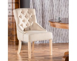 Dekoria Krzesło Victoria Cream, 60 × 60 × 97 cm
