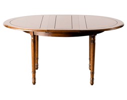 Dekoria Stół okrągły rozkładany 120x76cm/ 160x120x76cm, 120 × 76 cm