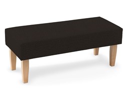Dekoria Ławka, czarny z brązowymi nitkami, 100 × 40 × 40 cm, Madrid