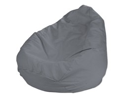 Dekoria Worek do siedzenia, Slade Grey (szary), Ø50 × 85 cm, Cotton Panama