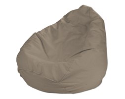 Dekoria Worek do siedzenia, Grey Brown (szary brąz), Ø50 × 85 cm, Cotton Panama