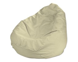 Dekoria Worek do siedzenia, Cream (kremowy), Ø50 × 85 cm, Cotton Panama