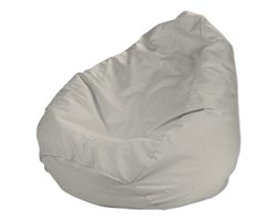 Dekoria Worek do siedzenia, Silver(jasnoszary), Ø50 × 85 cm, Cotton Panama