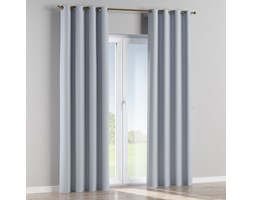 Dekoria Zasłona zaciemniająca na kółkach 1 szt., gołębi niebieski o wyraźnej strukturze, 1szt 140x260 cm, Blackout - zaciemniające