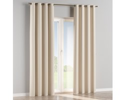 Dekoria Zasłona zaciemniająca na kółkach 1 szt., ecru o wyraźnej strukturze, 1szt 140 × 260 cm, Blackout - zaciemniające