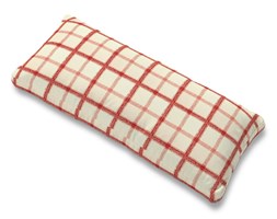 Dekoria Poszewka na poduszkę Karlstad 67x30cm, ecru tło, czerwona kratka, poduszka Karlstad 67 × 30 cm, Avinon