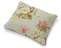 Dekoria Poszewka na poduszkę Karlstad 58x48cm, duże kwiaty na jasno-błękitnym tle, poduszka Karlstad 58 × 48 cm, Londres