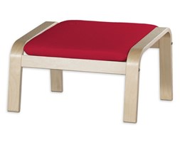 Dekoria Poduszka na podnóżek Poäng, Scarlet Red (czerwony), Podnóżek Poäng, Cotton Panama
