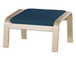 Dekoria Poduszka na podnóżek Poäng, Ocean Blue (morski niebieski), Podnóżek Poäng, Cotton Panama