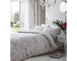 Dekoria Pościel dwustronna Canterbury grey, 135 × 200/50 × 75 cm